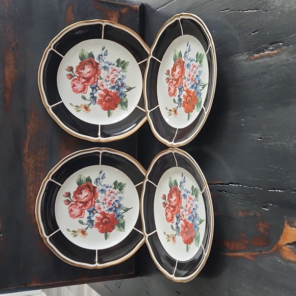 Ralph Lauren Isadora Luncheon Plate Set of 4 8.25" - Picture 6 of 7